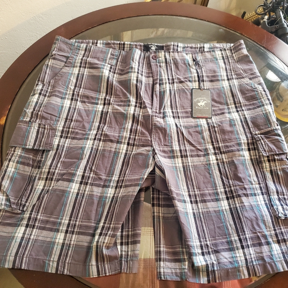 Beverly Hill Polo Club Plaid Shorts